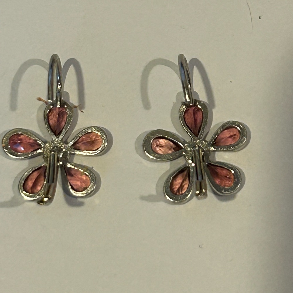 Vintage Cathy Waterman Large Sapphire Diamond  Earrings - Picture 3 of 5